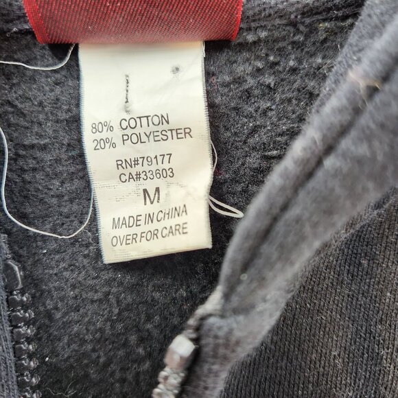 Hard Rock Native Music Rocks Hoodie HOLLYWOOD Embroidered Logo Full Zip RARE! - Picture 8 of 10